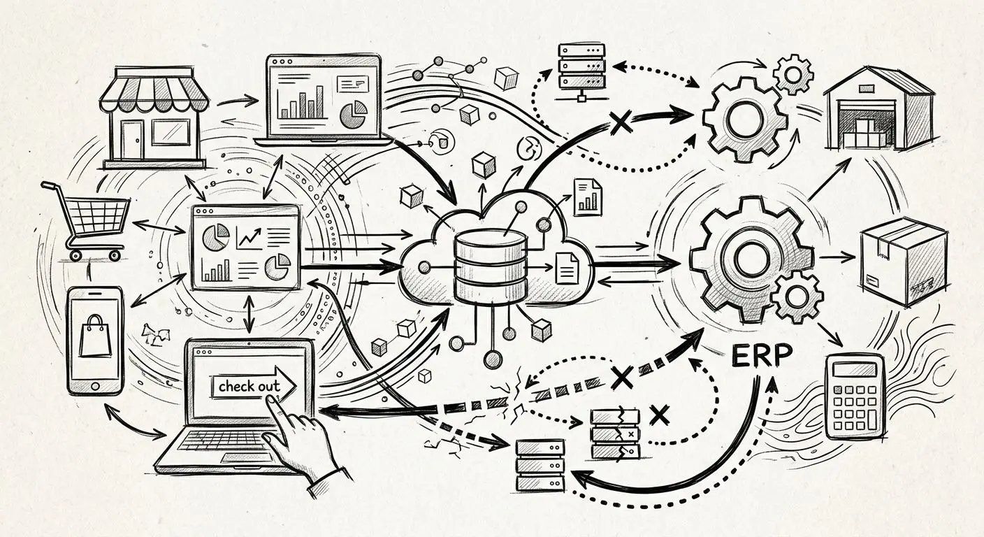 Ecommerce ERP Integration: Data Ownership and Failure Recovery