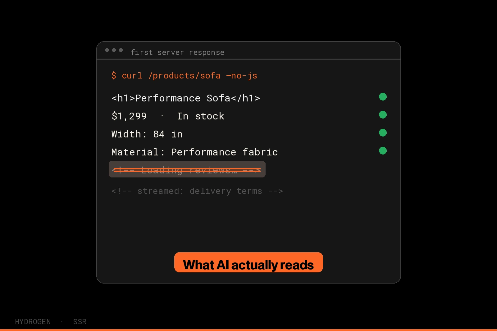 Is Your Hydrogen Product Page Readable by an AI Agent?